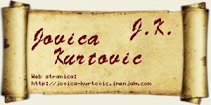 Jovica Kurtović vizit kartica